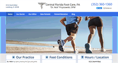 Desktop Screenshot of floridafoot.com